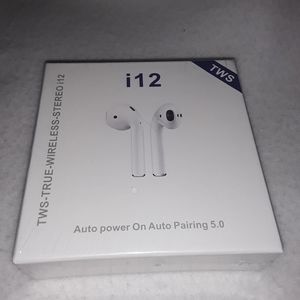 TWS i12 Earphones True Wireless Stereo New Sealed